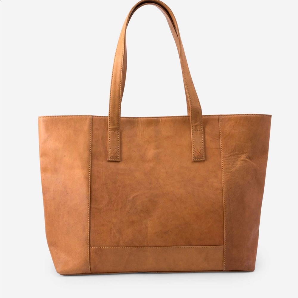 NWT Noonday Collection Modern leather tote